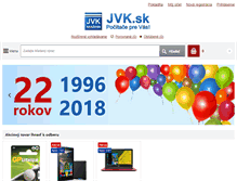 Tablet Screenshot of jvk.sk
